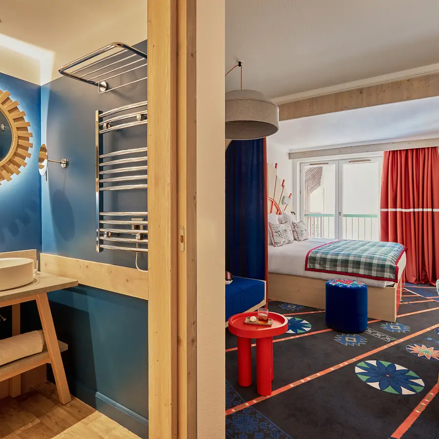 Chambres Supérieure Junior Famille communicantes - Balcon avec vue